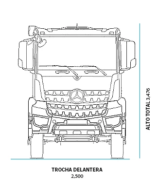 Dimensiones de camiones Arocs -1 - DIVEMOTOR