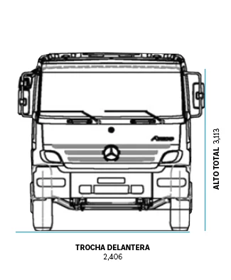 Dimensiones de camiones Atego 1730 -1 - DIVEMOTOR