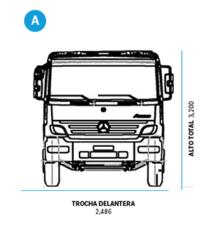 Dimensiones de camiones Atego 2430 -1 - DIVEMOTOR