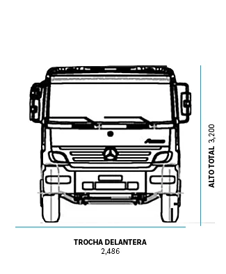 Dimensiones de camiones Atego 2430 -1 - DIVEMOTOR