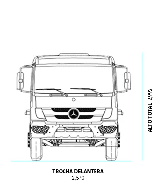 Dimensiones de camiones Axor 3131 -1 - DIVEMOTOR