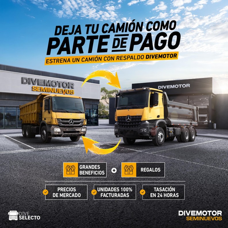 ¡Deja tu camión en parte de pago! y lleva uno nuevo