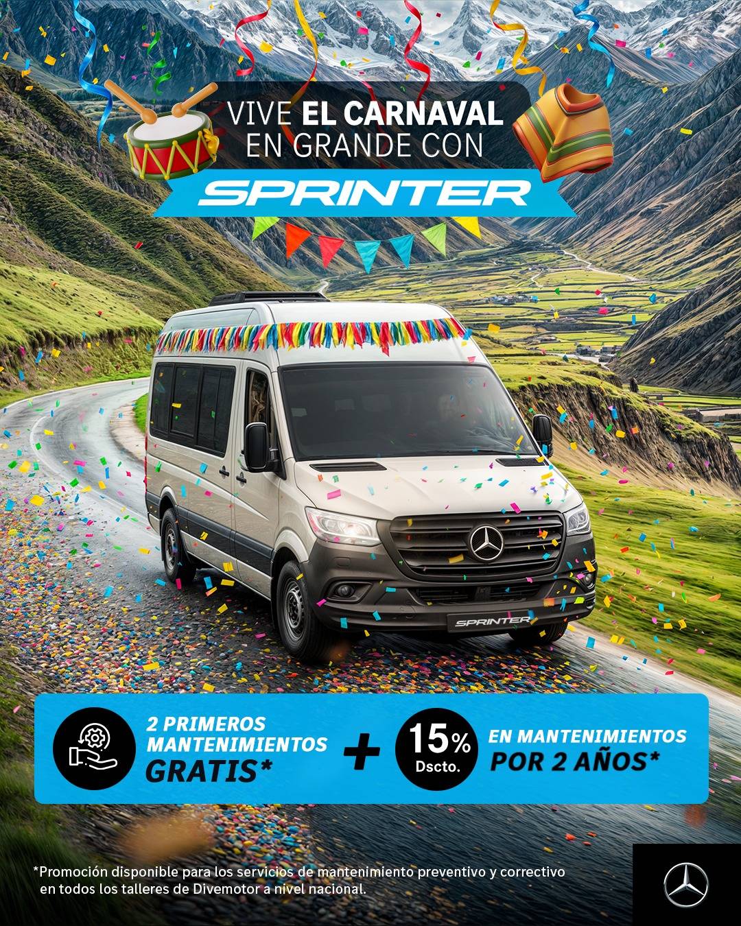 Sprinter con matenimiento