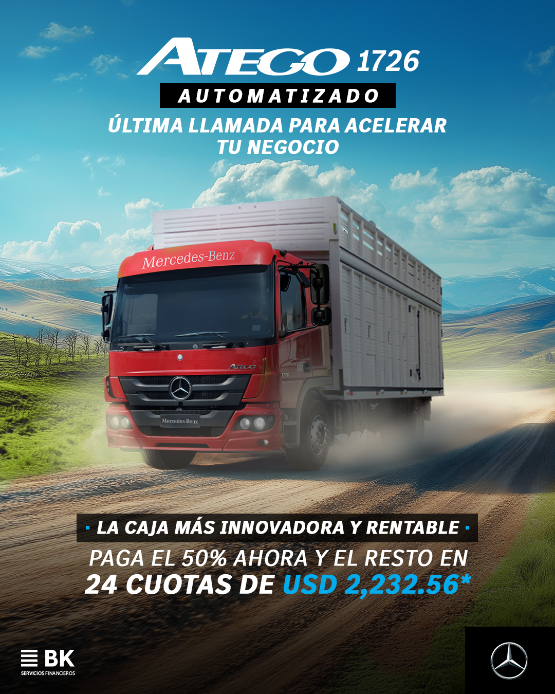 Atego 1726 última llamada