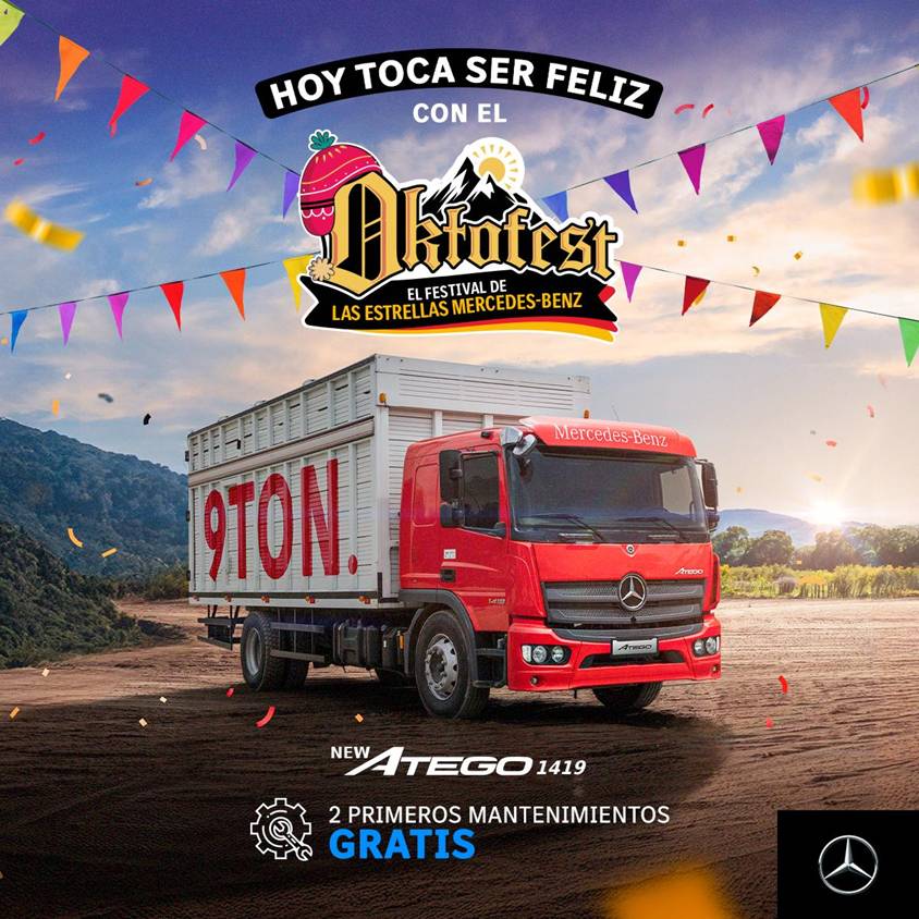 New Atego 1419 Oktofest